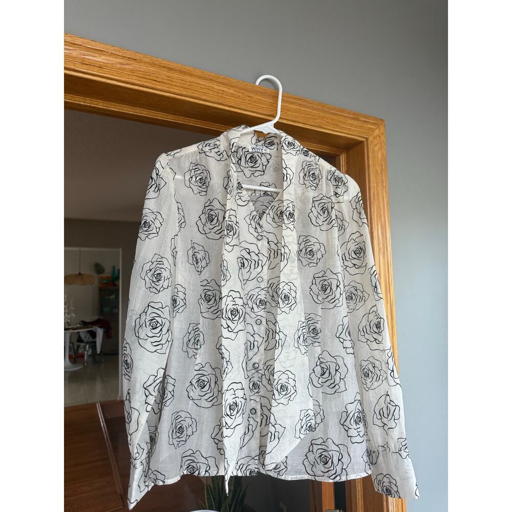 Why‎ Dress rose Blouse womens L
